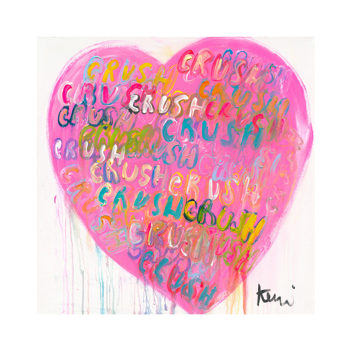 In My Heart Art Print – KERRI ROSENTHAL