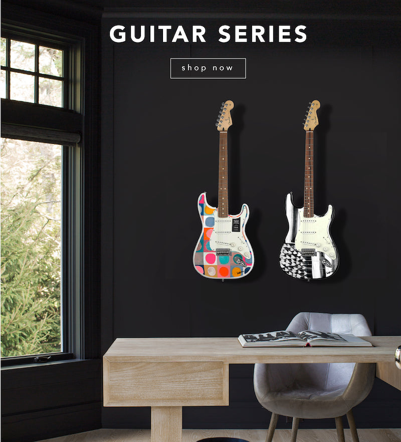 custom art on guitars by Kerri Rosenthal