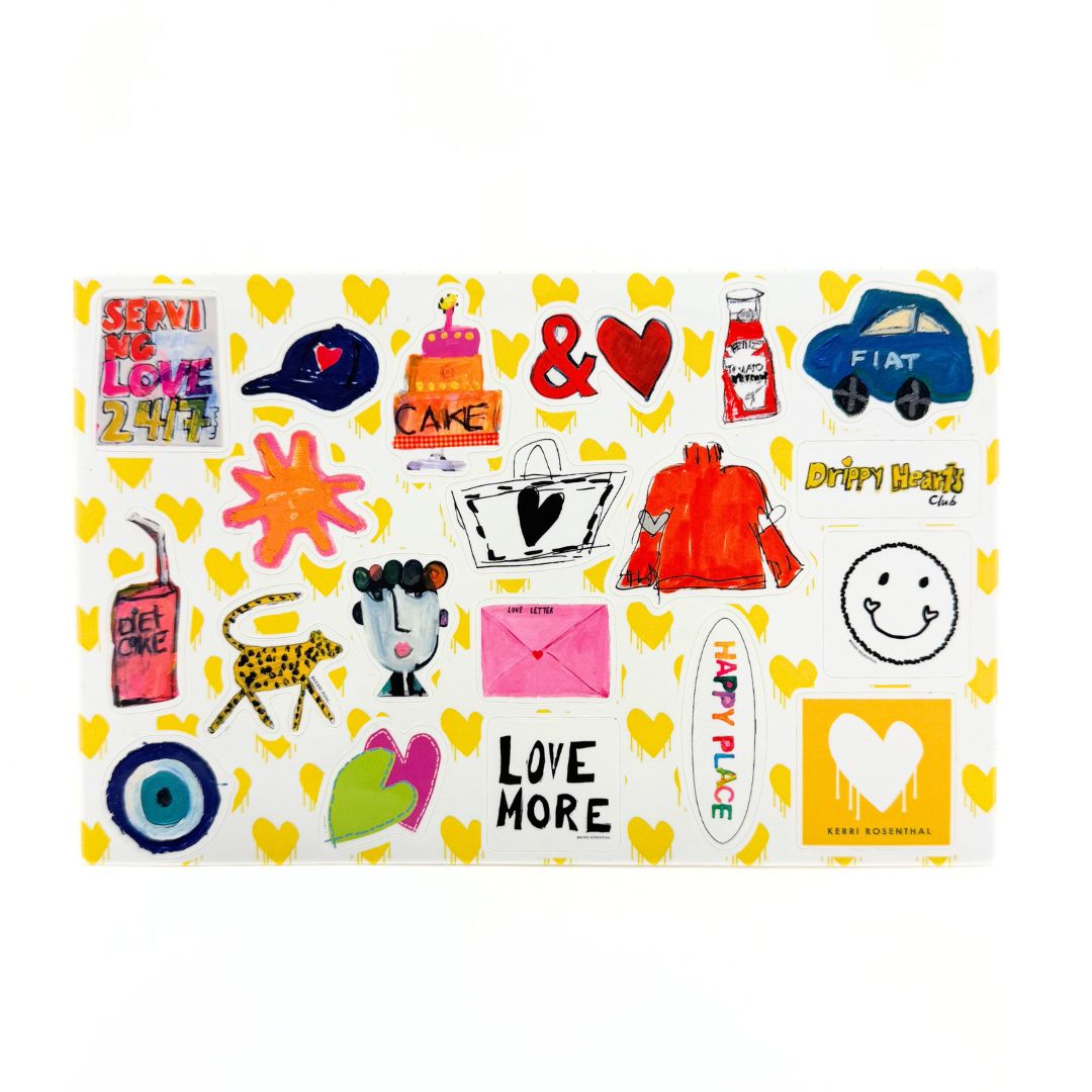 Fun Happy Stickers Sheet – Kerri Rosenthal