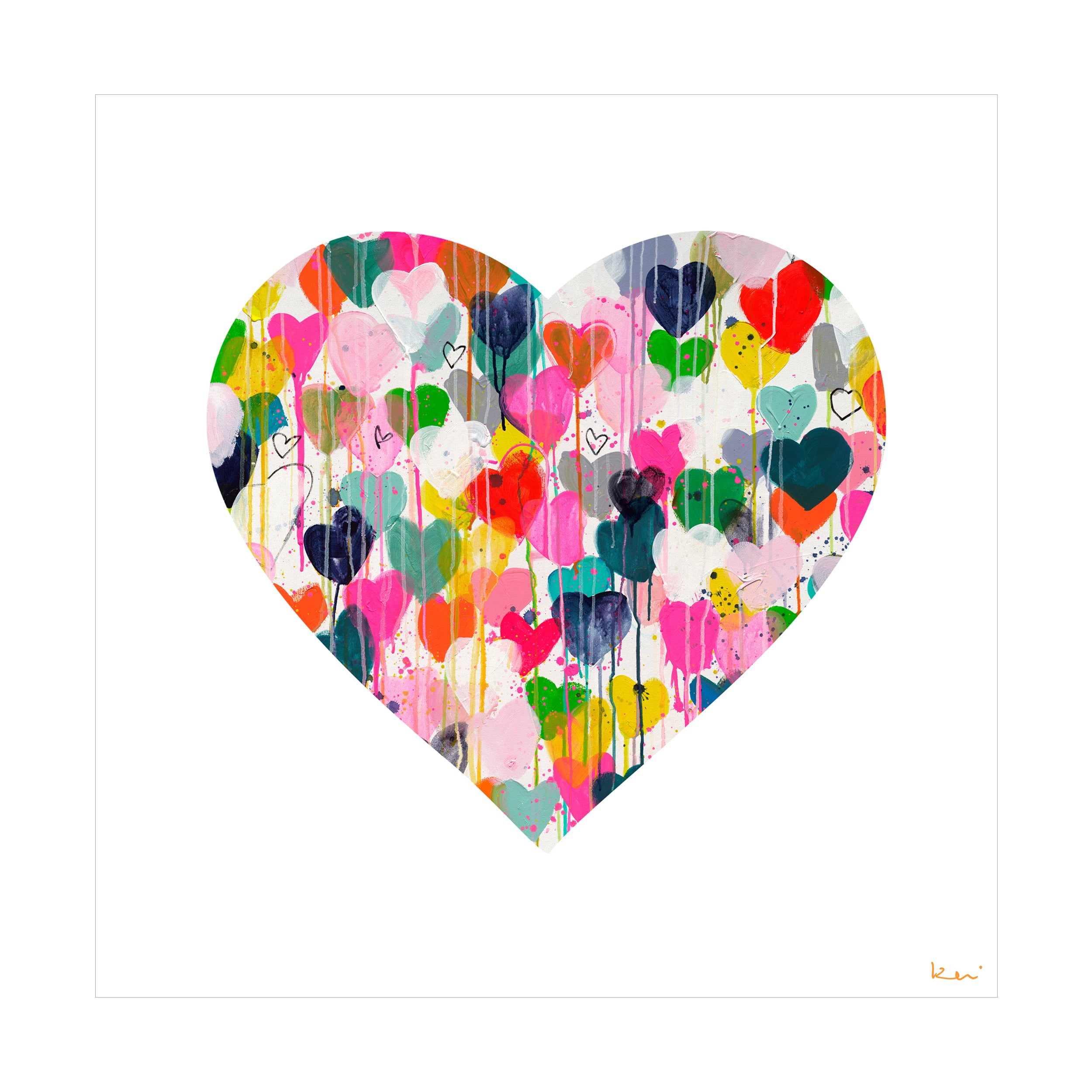 In My Heart Art Print – KERRI ROSENTHAL